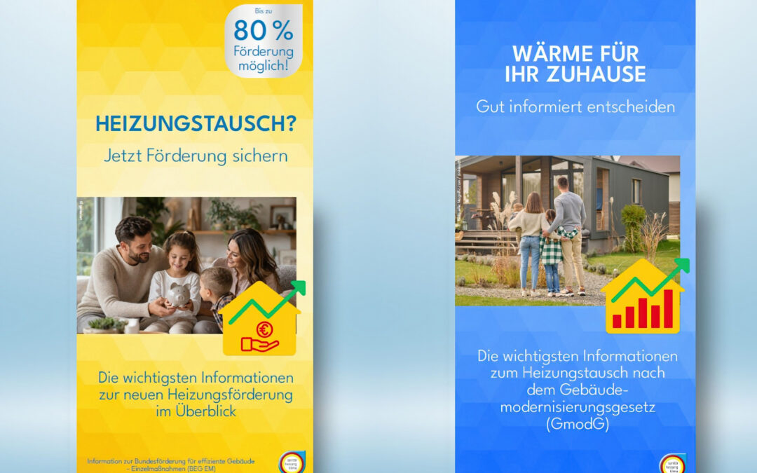 Neue Beratungsflyer zu BEG EM und GModG ab sofort im Shop