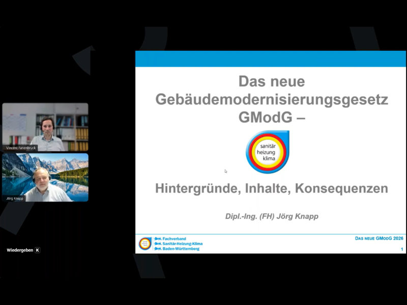 Aufzeichnung Webinar “Neues Gebäudemodernisierungsgesetz & BEG-Förderung 2026”